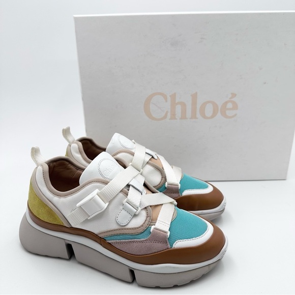 Chloe Shoes - Chloe Sonnie Leather Low Top Sneaker
